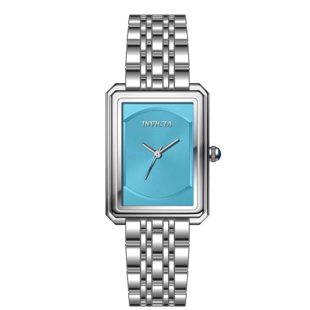 Invicta women's watch wildflower Princess Silver and Blue Rectangular Watch - Picture 4 of 4